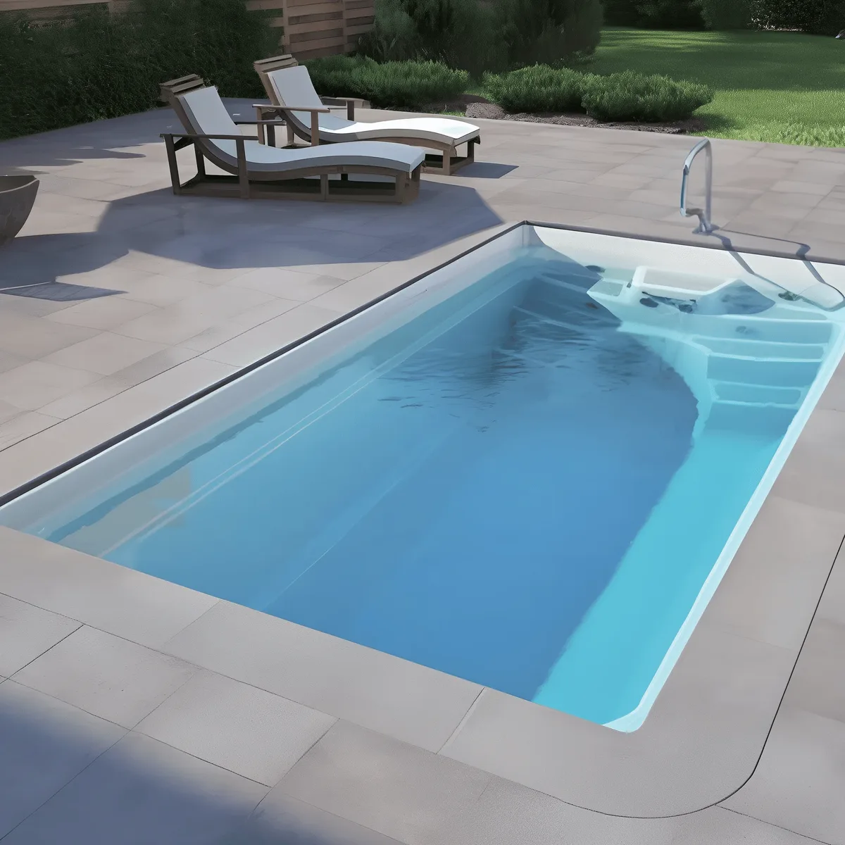 Композитный бассейн Laguna 5 — вид сверху в Каменске-Шахтинском